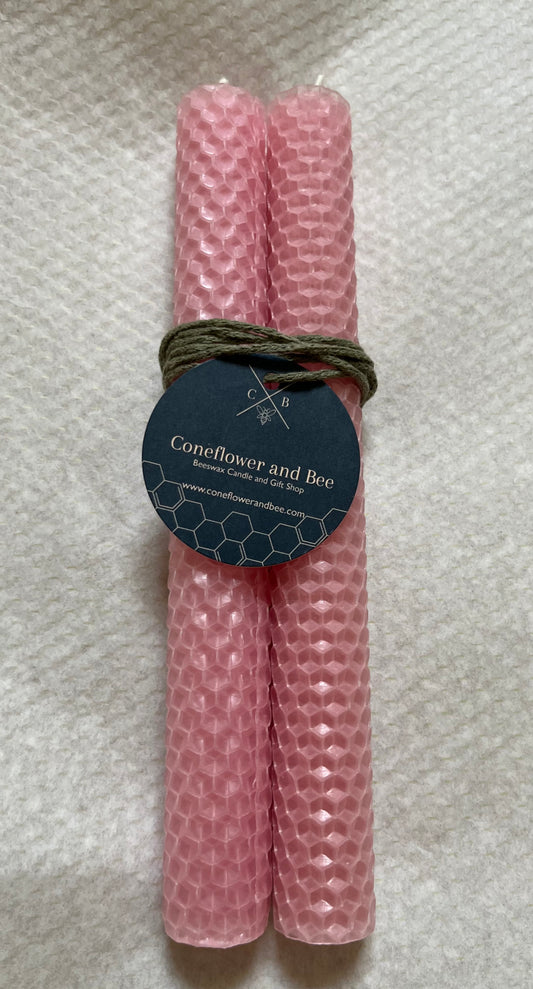 Honeycomb Beeswax Tapers
