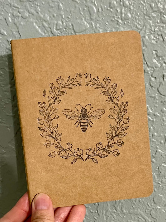 Hand Stamped Notebook