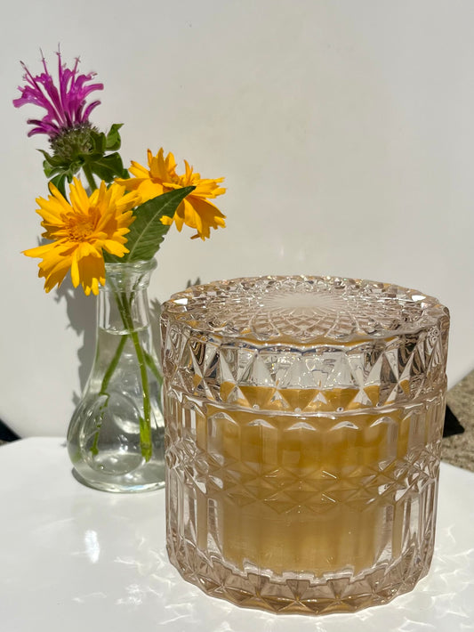 100% Pure Beeswax Candle in Jewel Box Jar