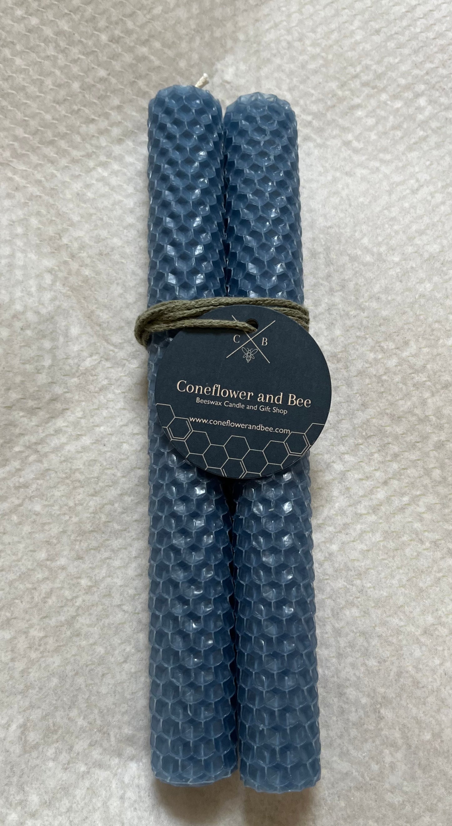 Honeycomb Beeswax Tapers
