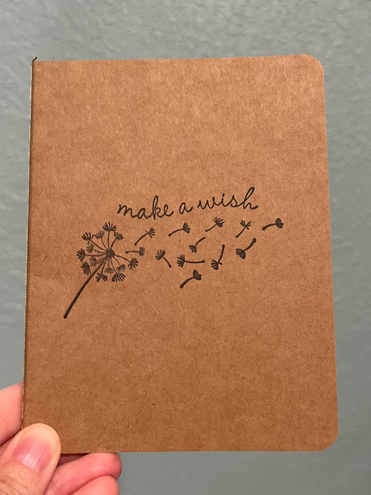 Hand Stamped Notebook