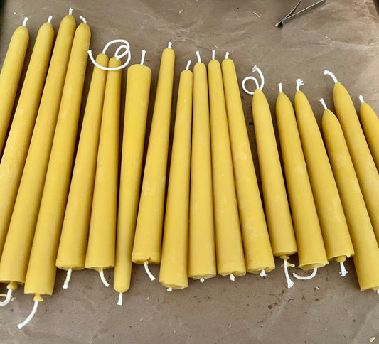 Beeswax Tapers